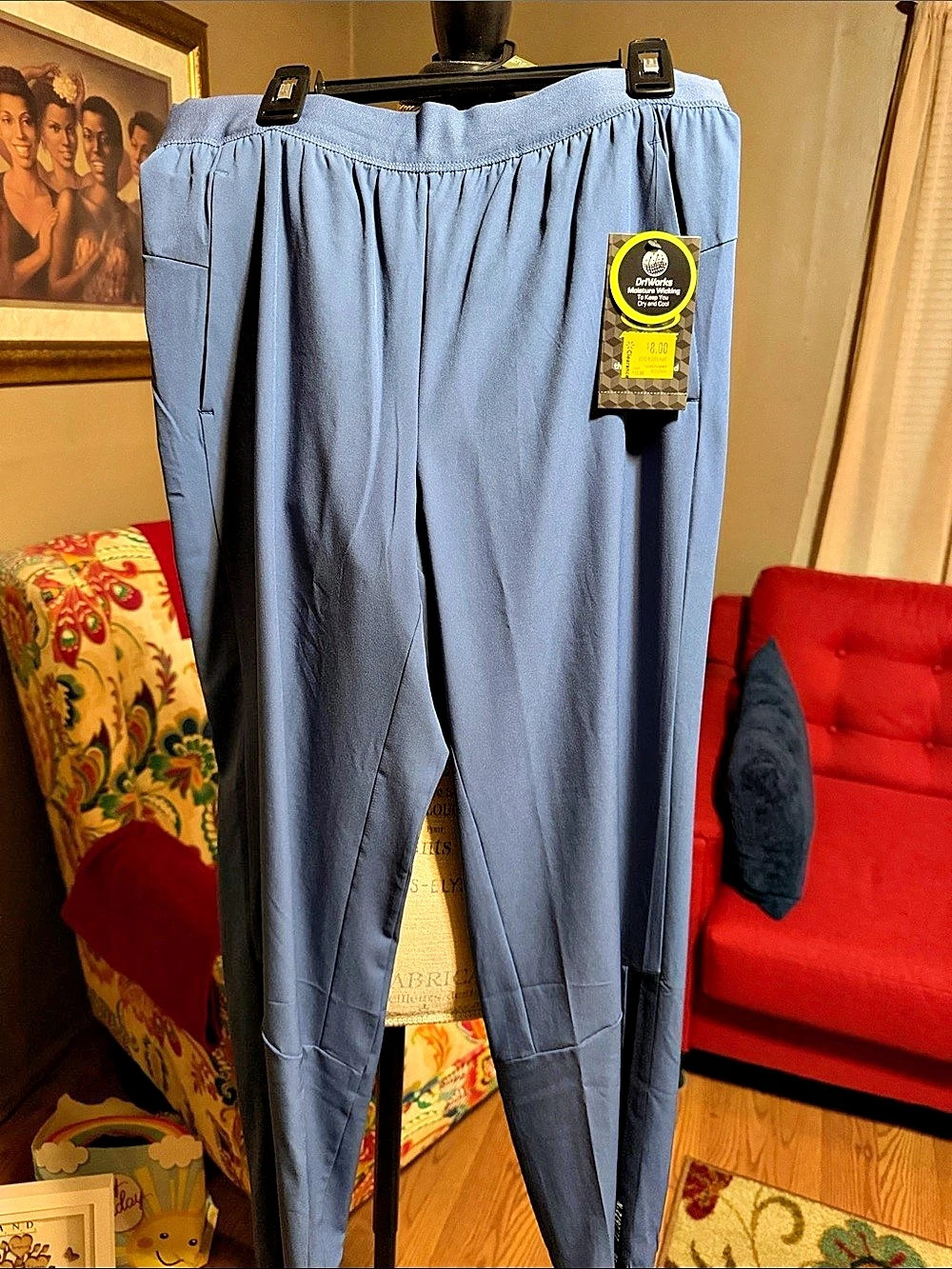 Athletic Works Boys Woven Pant Blue Size XL (14-16)